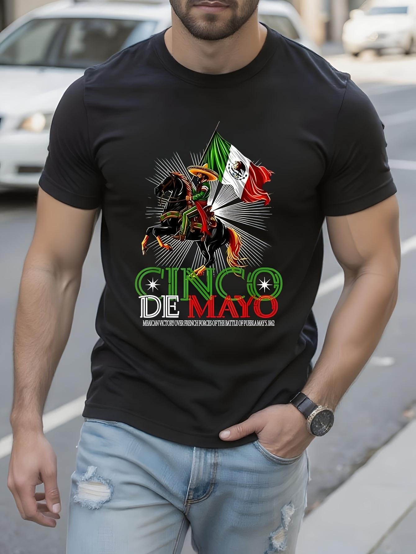 Cinco De Mayo Tshirt - Mexican Pride Party Shirt with Hor... XXXXL