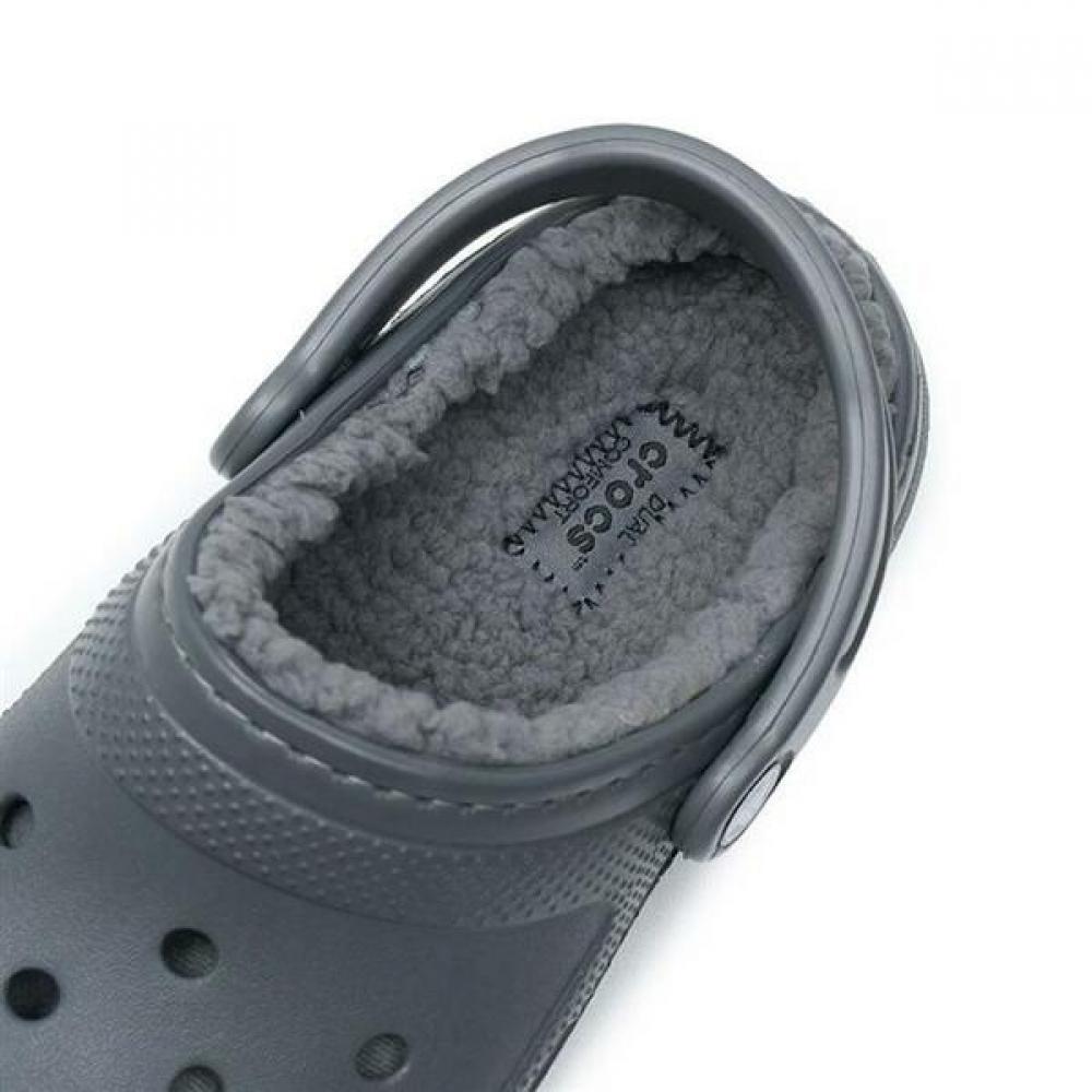 Crocs Fw Crocs Classic Lined Clogs Slate Grey 203591 0ex