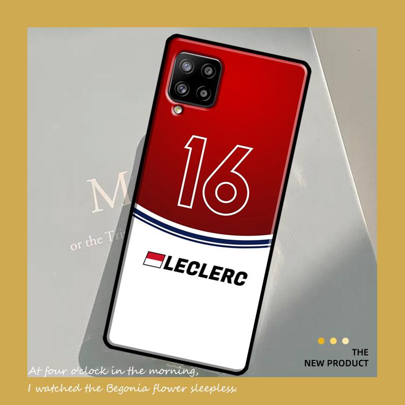 Capa Charles Leclerc 16 F1 para Samsung Galaxy A54 A34 A13 A23 A33 A53 A73 A12 A22 A32 A52 A51 A71 A14