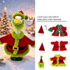 Christmas Porch Geese Clothes for 23 Inch Display, Polyester Outfit Set for Porch Accent, Entryway Display, and Indoors