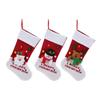 Cartoon Christmas Socks 2024 New Year Gift Candy Bag Storage Pouch Organiser