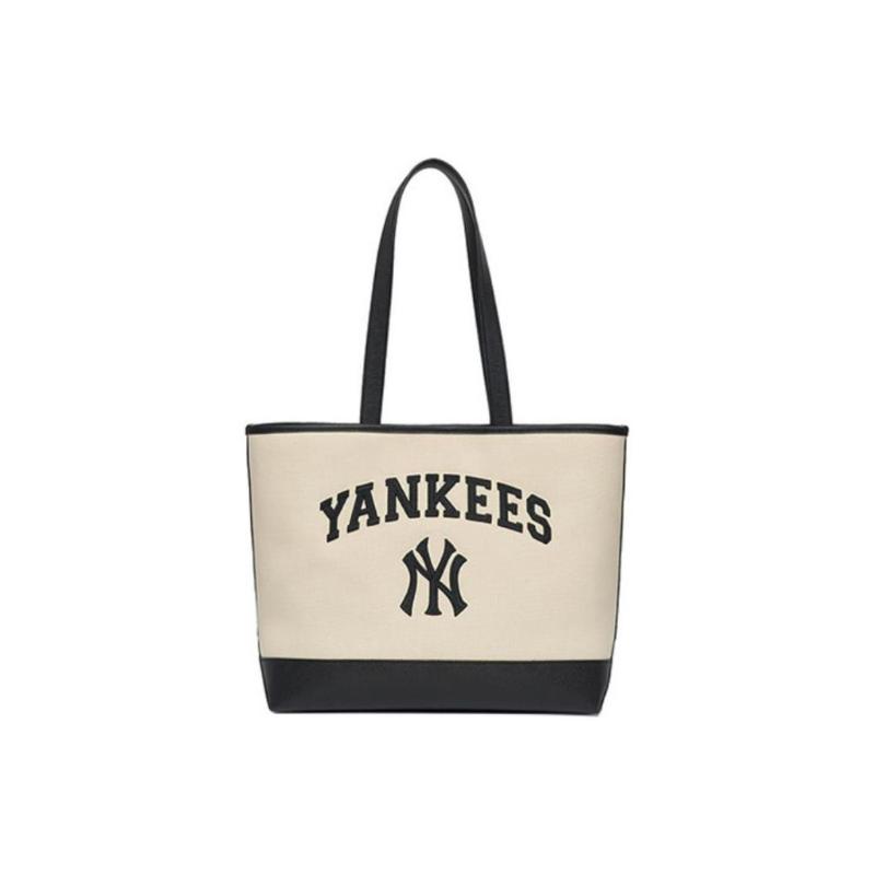 

MLB Polyester Shoulder Bag Regular Unisex Black & White Casual Without Gift Box