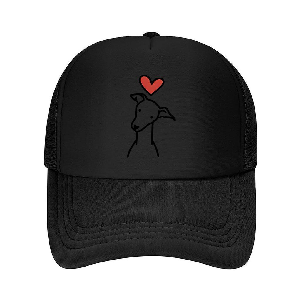 Light Blue Deer Heart Baseball Cap Mesh Baseball Cap Dad Hat Hip Hop Snapback Cap