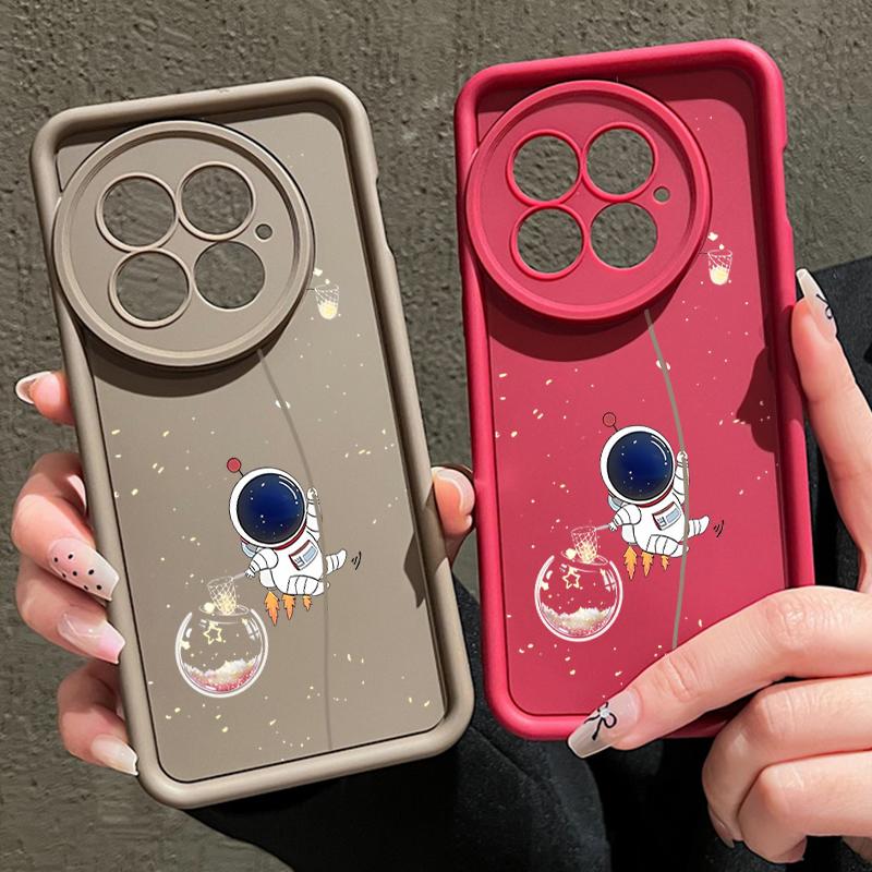 Star Astronaut Pattern Anti-Fall TPU Soft Case For OnePlus 13 12 13R 13T 12R ACE 5 3 2 11R Lens Protection Silicone Shockproof Matte Phone Cover