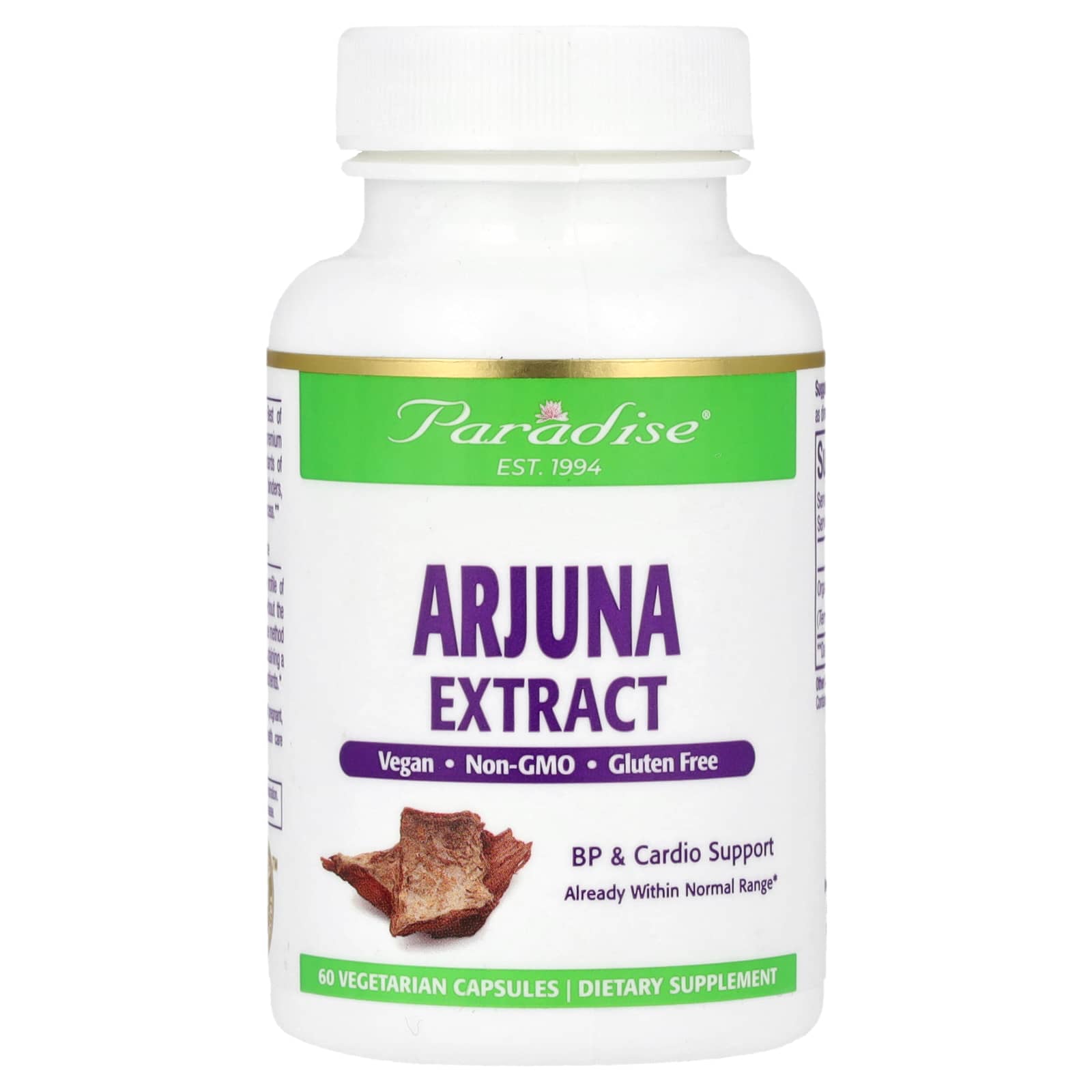 

Arjuna Extract, Veggie Capsules 60 (250Mg per Capsule)