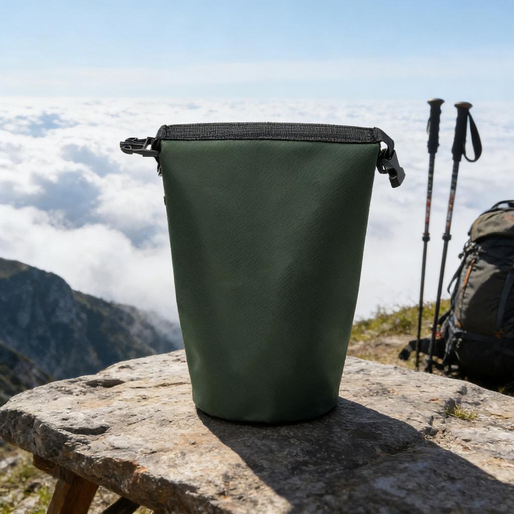 Nylon Outdoor Storage Bag Camping Pouch for Hiking Backpacking Portable Lightweight 2L Capacity