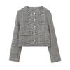 Kaslead New Arrival Women's Clothing Fashion Style Fashion Houndstooth Short Casual Suit Jacket 9161114