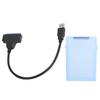 Hard Disk Adapter Cable 2.5in SATA USB3.0 HDD SSD Conversion Cord with Protection BoxBlue