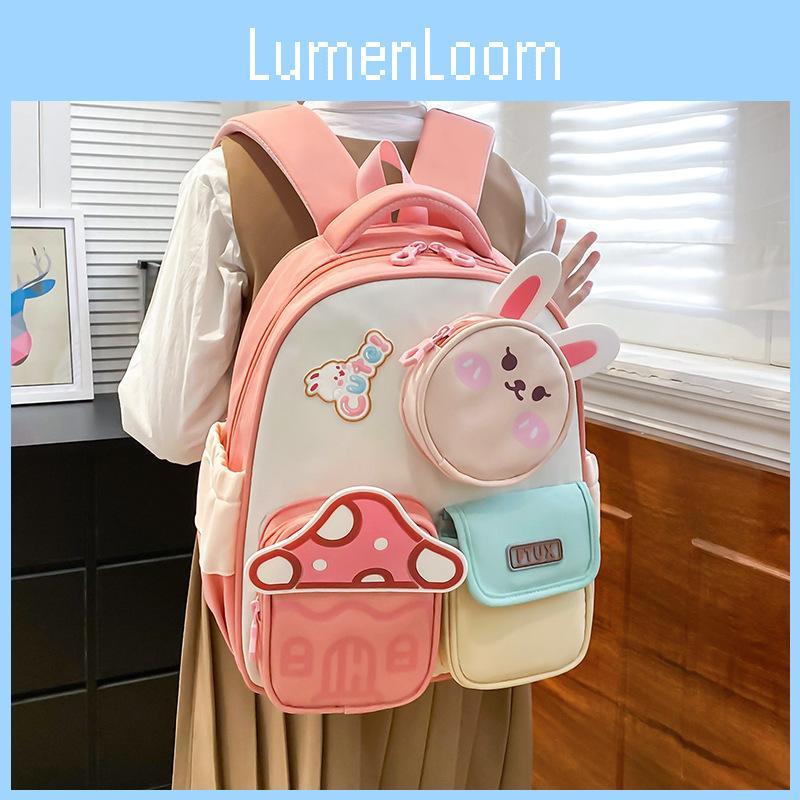 Adorable Nylon Kindergarten Backpack For Boys And Girls In Cute Colors For School