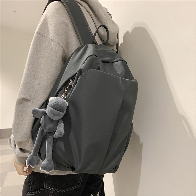 Schoolbag Men College Students Simple Large Capacity Shoulder Bag Female