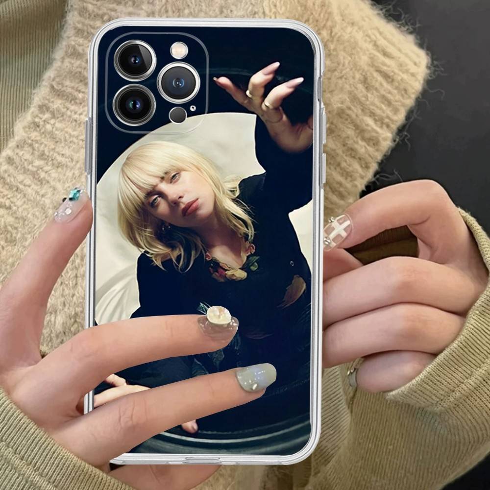 Pop Singer B-Billie Transparent Phone Case For IPhone 17 Air 16 Pro Max 15 14 13 12 11Plus Shockproof Cover