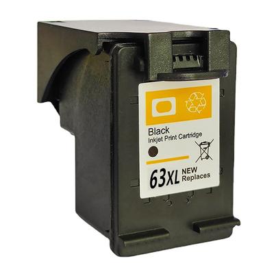 Cartucho de tinta 63XL negro para HP OfficeJet 3830 4650 4655 5255 ENVY 4512 15ml