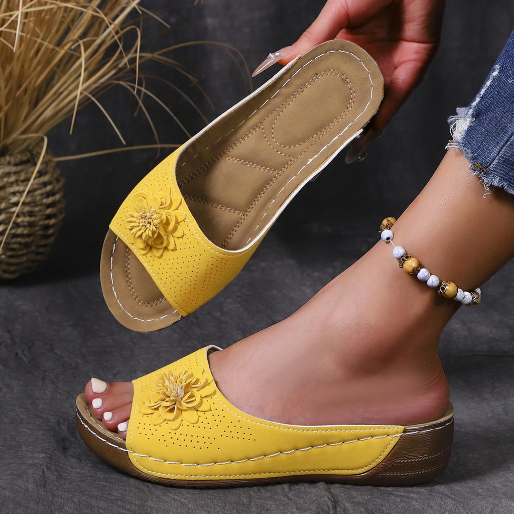 Fashion Woman Shoes Sandals Summer Soft Ladies Shoes Slides Women's Sandals Wedge Women's Shoes Outdoor Slipper Footwear Female