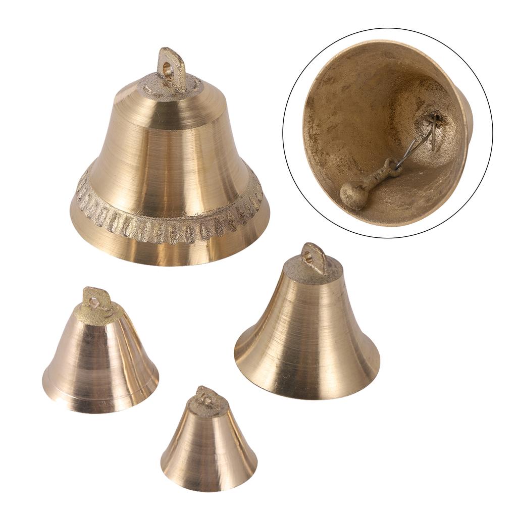 Farm Cattle And Sheep Brass Bell Livestock Horse And Dog Grazing Bell Anti-lost Pure Copper Imitation Rust Sound Loud Bell 1 Pc