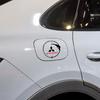 jbvr8 Car Fuel Tank Cap Decoration Sticker Auto Exterior Decals Cover For Mitsubishi Outlander Lancer 10 9 ASX RALLIART Eclipse L200