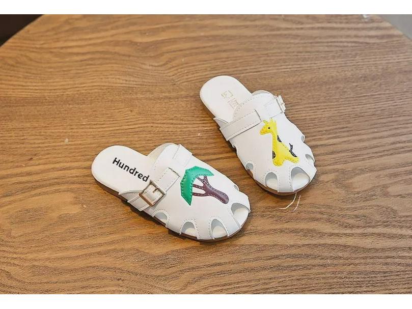 Summer 2024 Cartoon Fashion Baby Girl Slippers - Cute Sandals for Kids