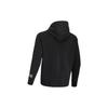 Under Armour Solid Color Logo Hoodie With Small Emblem Men Tops Black 1379051-001