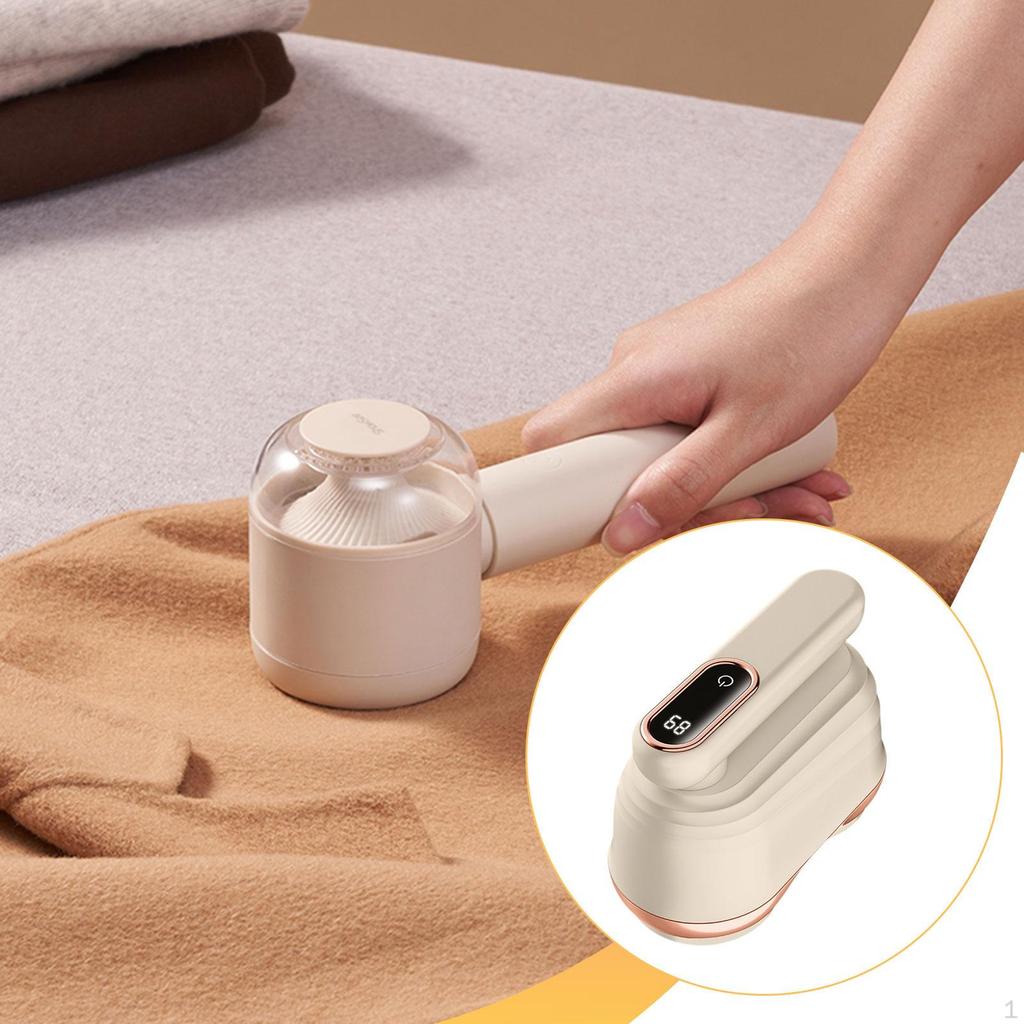 Sweater Defuzzer Hairball Trimmer Rechargeable Comfortable Grip Clothes Lints Fuzzs Pilling