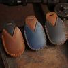 Leather Car Key Fob Cover Case for GAC Trumpchi E8 E8MAX Xiangwang S9 Key Shell Anti-Scratch Remote Key Protective Cover