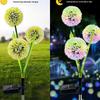 Solar Pusteblume Außen Lichterkette für Garten-, Balkon- und Rasendekoration