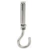 6pcs Opening Hole Design Concrete Wall Hooks Sturdy Ceiling Hook Bolts  For Medical Equipment