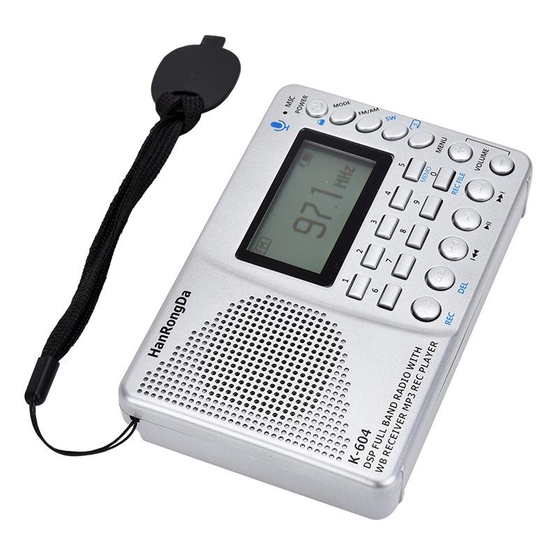 Multi-Function Desktop Weather Band Radio with Card-In Recorder