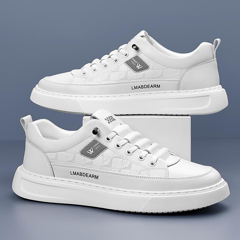 Fashion Fashion Brand Thick Soled Height Increasing Men's Leather Casual Shoes Outdoor Oxford Shoes Versatile Men's Workwear Shoes