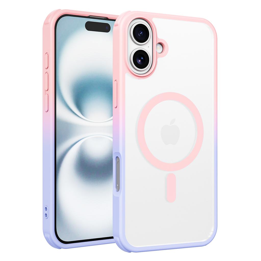 For iPhone 16 Plus Magnetic Case Compatible with MagSafe TPU+PC Phone Cover