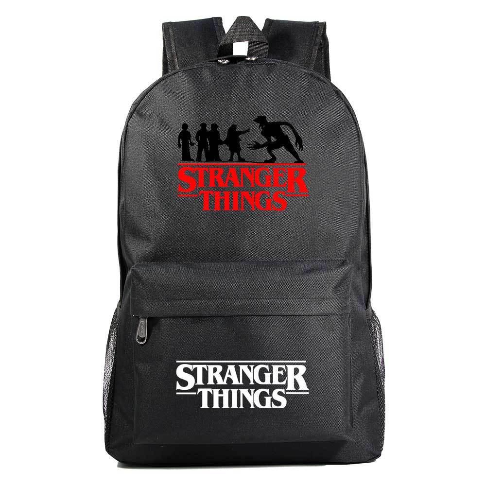 Школьный рюкзак Stranger Things, мужской и женский повседневный рюкзак KTB 44CMX30CMX16CM