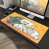 Pokemon Zekrom Reshiram Mouse Pad Anime Gaming Large Playmat Laptop Gamer PC Keyboard Accessorie HD printing LockEdge Rubber Rug