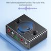 2 In 1 Out 3.5mm 2RCA Auditory Switcher Box Bidirectional Speaker Switcher with Mute Button and Sound Control
