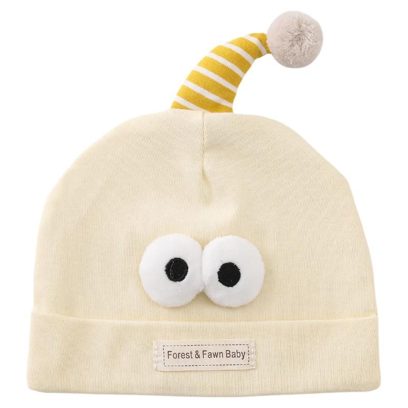 Frühlings-/Herbst-Neugeborenenhut: Dünner Baumwollpullover, Winddicht & Fontanellenschutz für Jungen und Mädchen