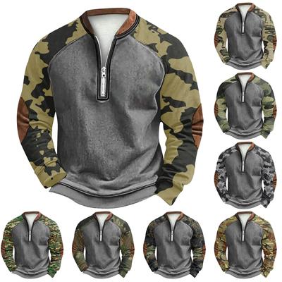 Herren Winter Sweatshirt mit Schnallenmuster