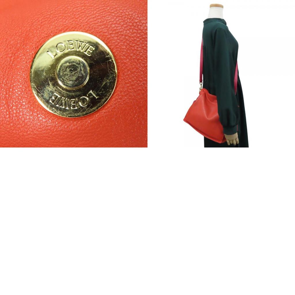 Used LOEWE Shoulder Bag flamenco Orange Shoulder