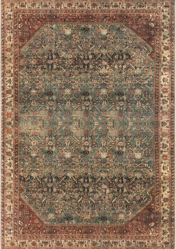 Luxurious Red Vintage Print Carpet Elegant Non Slip Rug for Living Room Bedroom Classic Floor Mat Home Decor Easter Festivals