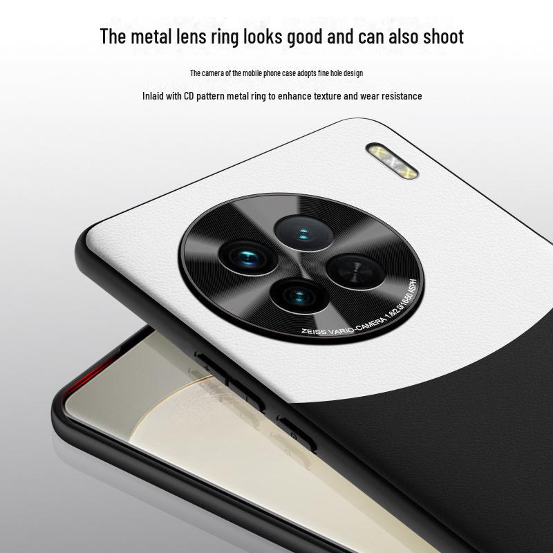 Protective Liquid Leather Case for vivoX90, Anti-drop and Anti-stain, One-piece Design