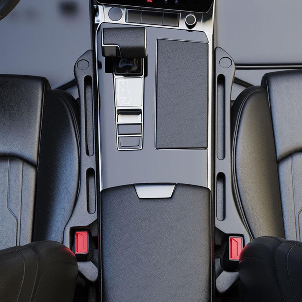 Organizer für Lückenfüller im Autositz, Elastischer Seitennaht-Füllstreifen mit Aufbewahrungskartenfach, Auslaufsichere Lückenfüllung zwischen Sitz