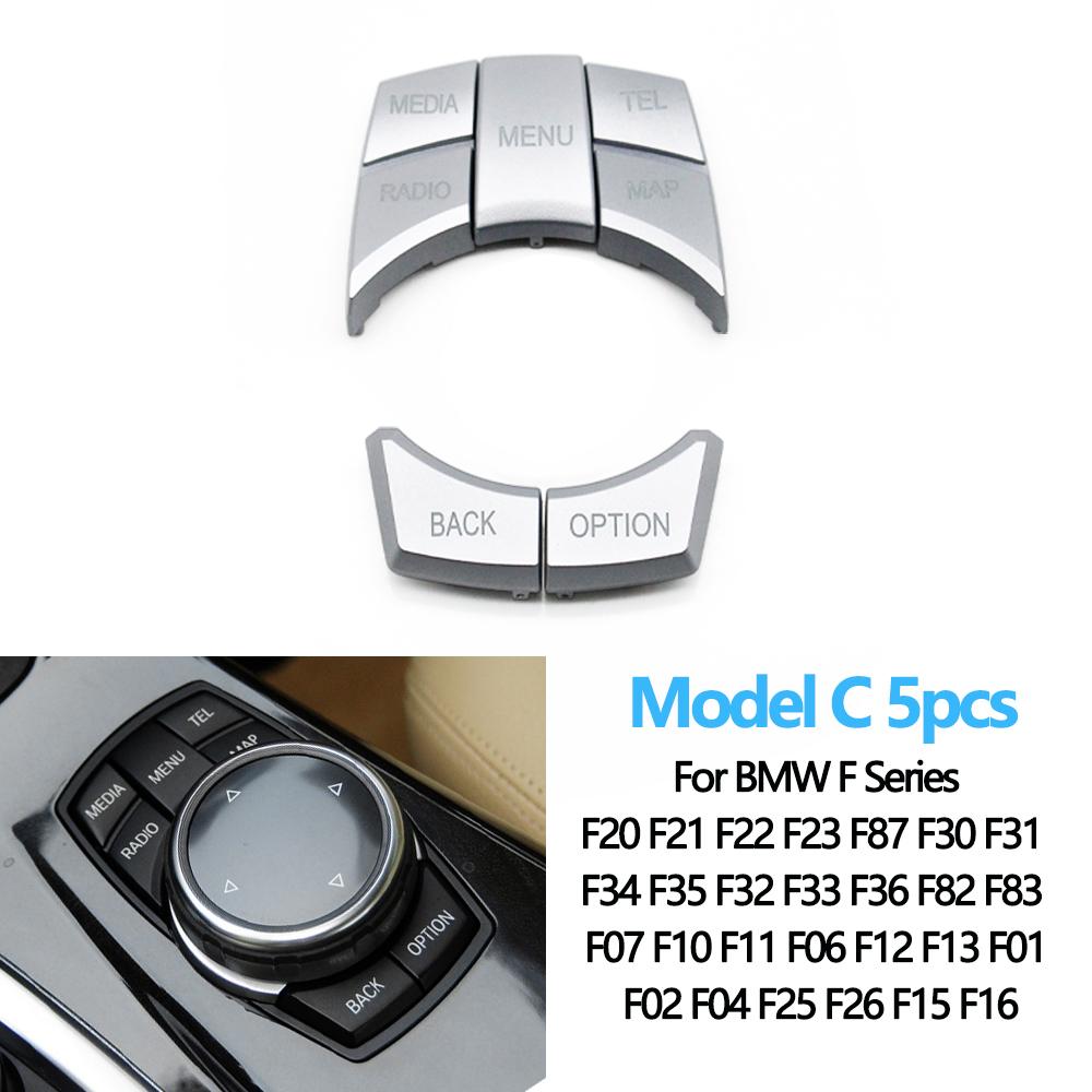 

Серебристый автомобильный чехол с мультимедийной кнопкой управления CIC IDrive для BMW 1 3 5 6 7 X3 X4 X5 X6 серии F20 F21 F30 F31 F07 F10 F11 F06 F Series Model C