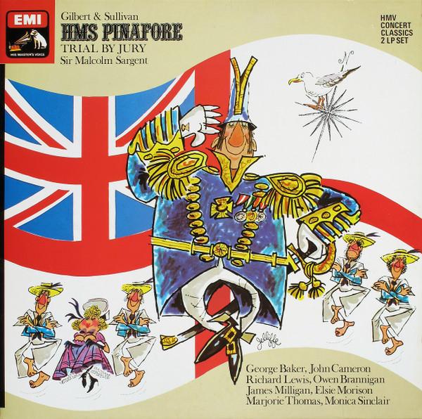 

LP Record GILBERT & SULLIVAN, SIR MALCOLM SAR - HMS Pinafore/Trial By Jury SXDW3034 His Master s Vo 1978 UK Classical Used
