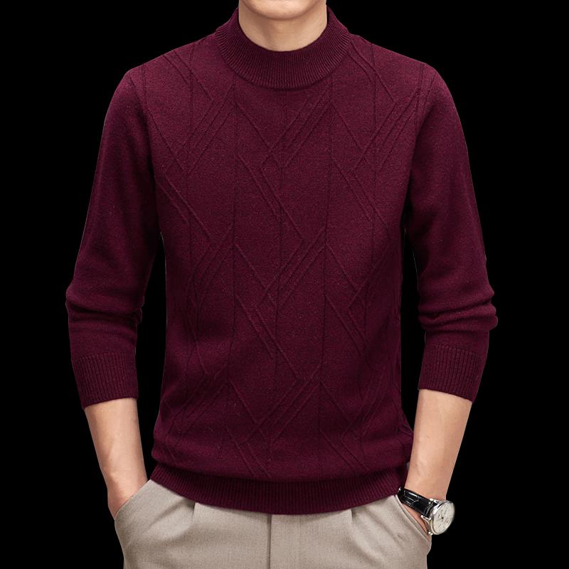 

Hengyuanxiang HTYM130 Men s Machine Washable Wool Sweater M