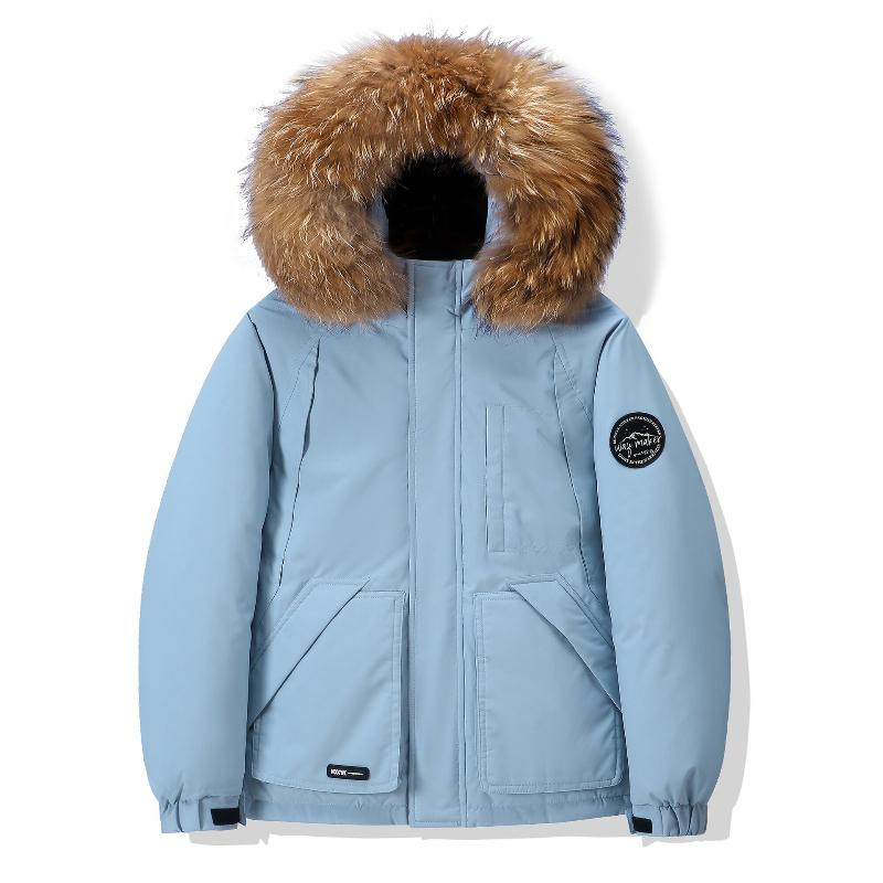 

Men Autumn Winter Zipper Furry Collar Hooded Parkas Men Women Casual Down Jacket Thick Warm Outwear Coat parkas for men XXXL