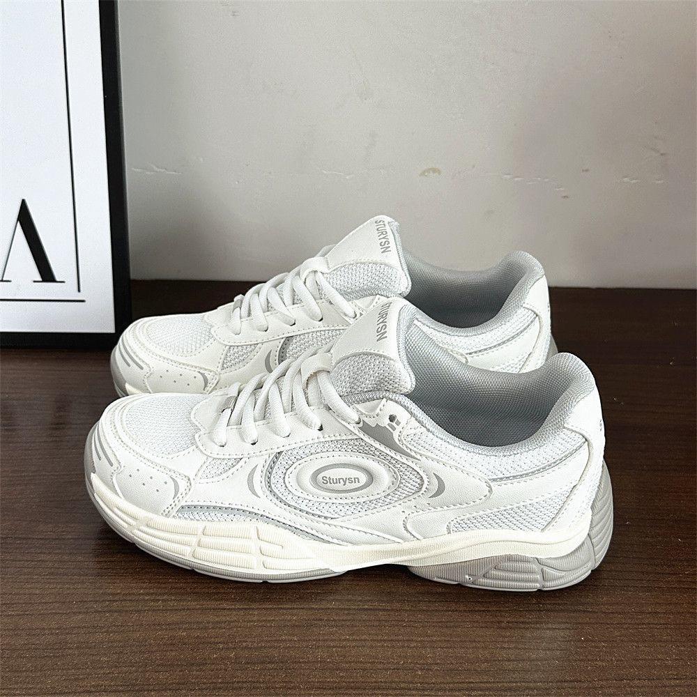 

Korean version of fashion niche mesh breathable trend sneakers women s ins street shooting retro platform casual dad shoes summer 40