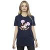 Disney Womens/Ladies Mickey Mouse Full Of Smiles Cotton Boyfriend T-Shirt
