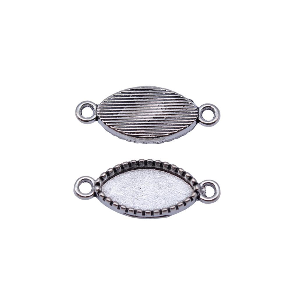 Vintage Metal Bezel Frames Resin Art Bezel Connectors For Photo Craft