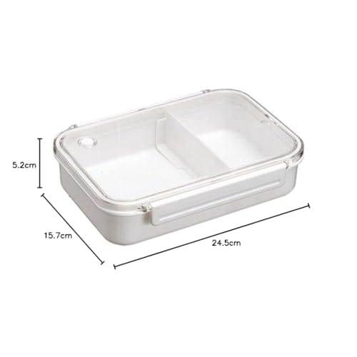 Asvel Beebe Matlåda, 1 Våning, Indelad, Vit, 810ml, OA-830