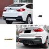 BMW X4 F26 Sport Hecklippe Spoiler Eckensatz (Modelle 2014-2018)