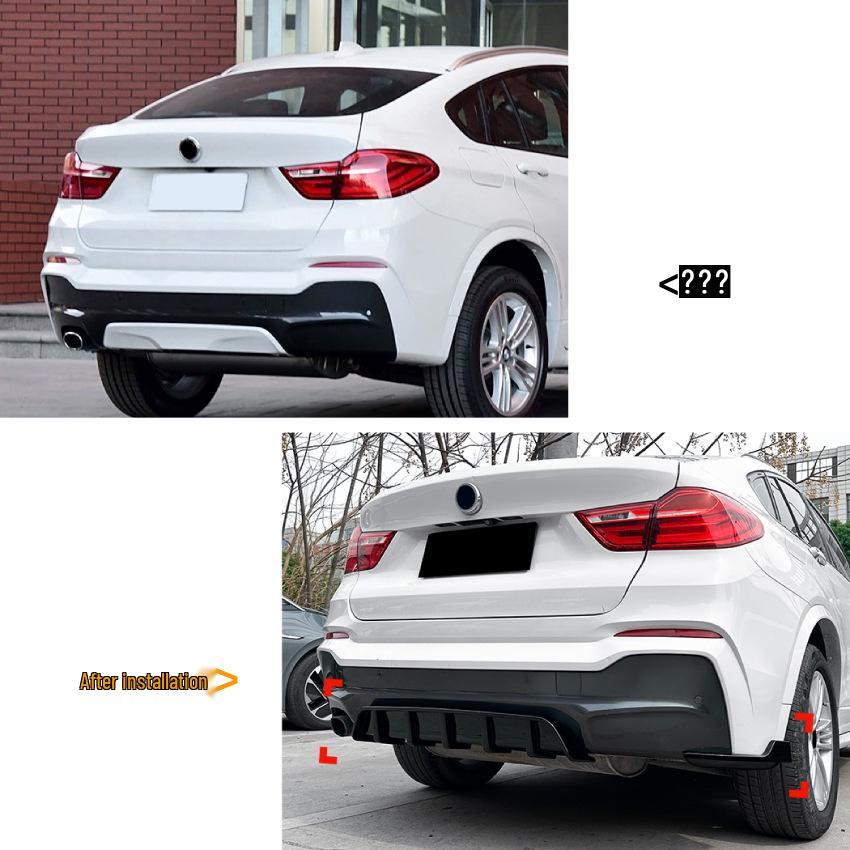 BMW X4 F26 Sport Hecklippe Spoiler Eckensatz (Modelle 2014-2018)