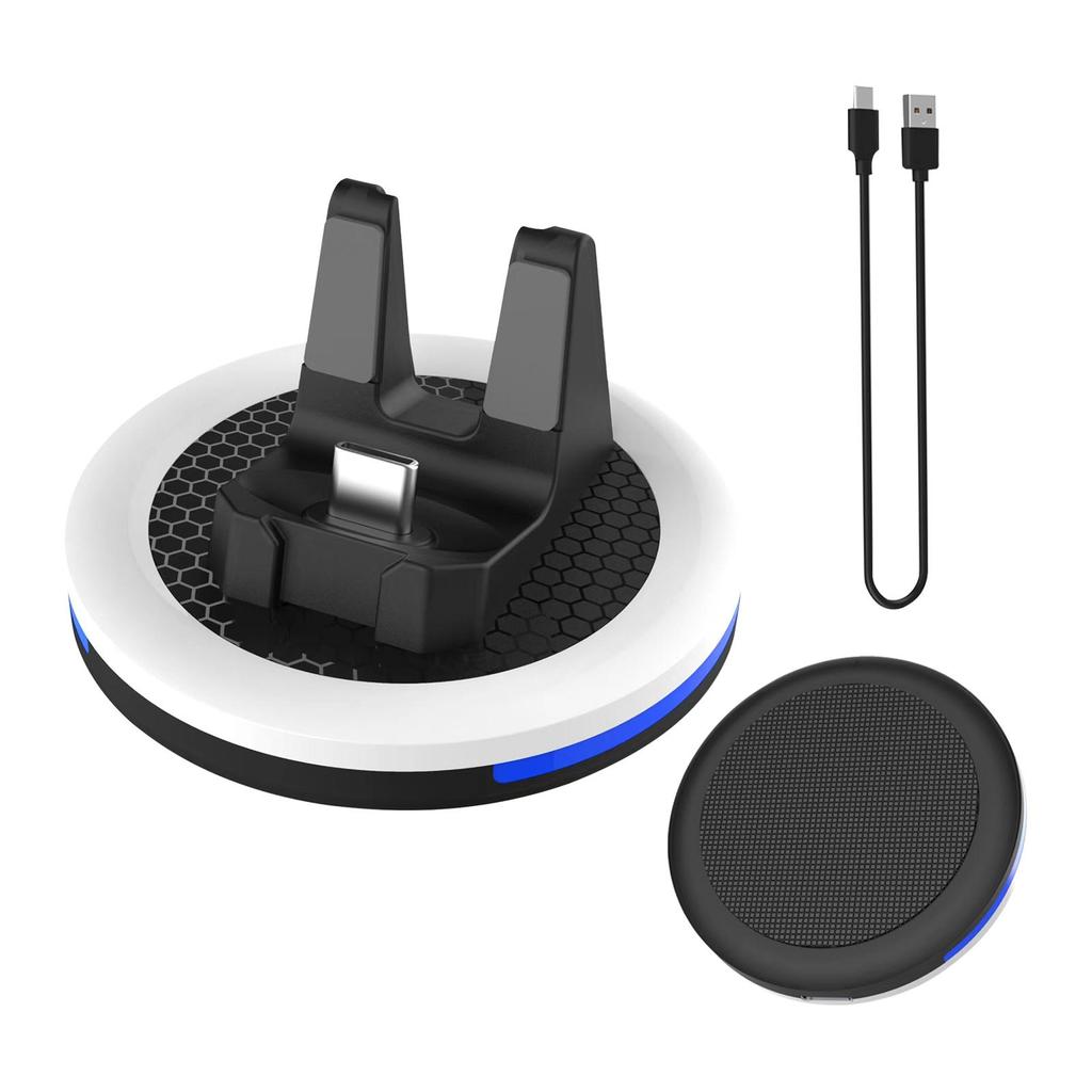 Charging Dock With LED Display Light Compatible For GO Plus+ Charging Station Charger With Charging Cable Anti-slip Pad