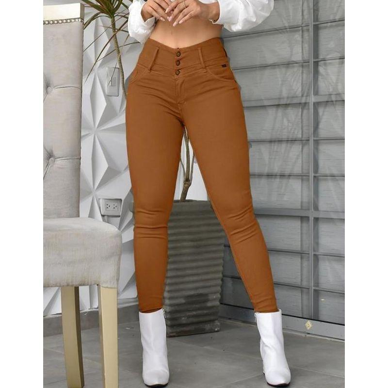 Casual High Waisted Tight Women Pants Fashion Casual High Waist Tight Women's Pants