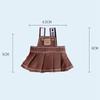 Brown Color 15cm Doll Skirt Overalls Handmade Clothing Plush Toys Dolls Clothes  Doll Accessories